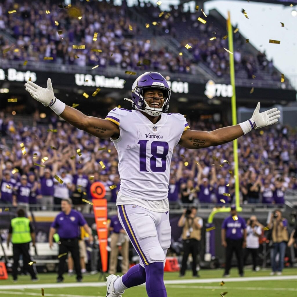 Vikings Player TD Celebration