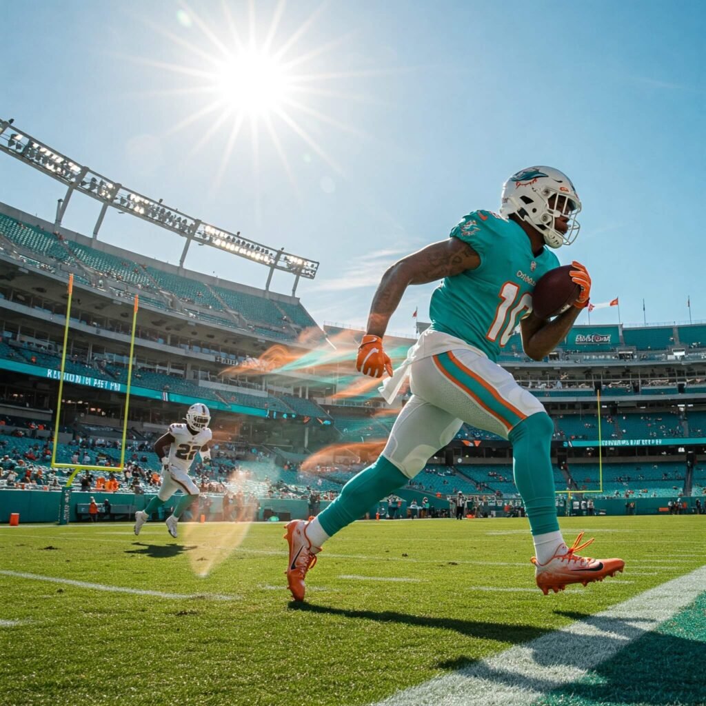 Dolphins Player Sideline Sprint
