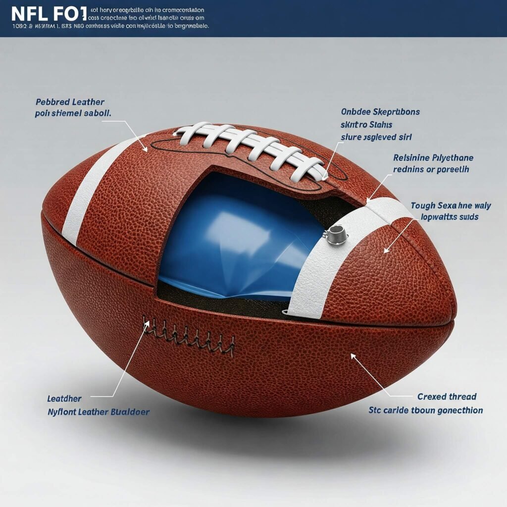 NFL Football Cross-Section