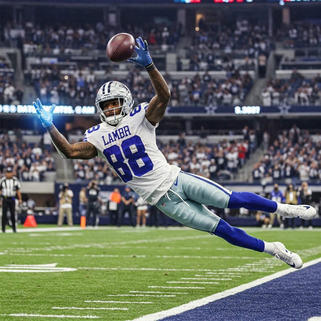 Cowboys Diving Catch
