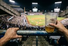 Cricket News Highlights: Rising Stars in International Cricket leaning over the railing of cheap upper-deck seats