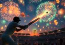 Cricket Leagues Breakdown: How Global Tournaments Work Neon green-orange fireworks spectacle
